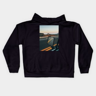 Driving Through Stunning National Park Landscape (Chapada dos Veadeiros, Brazil) Kids Hoodie